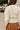 Parker Cream One Leaf Button Cardigan - close up back view