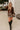 Parker Brown One Leaf Button Cardigan- full body view