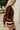 Parker Brown One Leaf Button Cardigan- side top view
