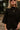 Ember Black Soft Knit Sweater- frontal side view