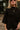 Ember Black Soft Knit Sweater- frontal side view