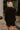 Ember Black Soft Knit Sweater- back view