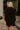 Ember Black Soft Knit Sweater- back view
