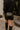 Ember Black Faux Leather Shorts- back view
