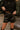 Ember Black Faux Leather Shorts- close up front view