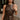 Brianna Dark Brown Faux Leather Vest- close up front view