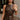 Brianna Dark Brown Faux Leather Vest- close up front view