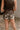 Lainey Beige & Brown Cow Mini Skort- close up back view