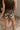 Lainey Beige & Brown Cow Mini Skort- back view