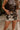 Lainey Beige & Brown Cow Mini Skort- front view