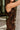 Vanessa Brown Multi Velvet Snake Maxi Dress- close up side view