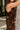 Vanessa Brown Multi Velvet Snake Maxi Dress- close up side view