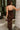 Vanessa Brown Multi Velvet Snake Maxi Dress- full back view