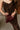 Drea Wine Croc & Gold Clutch Purse- full view