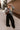 Serena Black Wide Leg Pants- full body view
