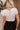 Alaina Ivory Short Sleeve Top- close up back view