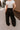 Serena Black Wide Leg Pants- back view