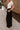Serena Black Wide Leg Pants- side view