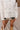 Nyla Cream Denim Drawstring Jacket- close up full view