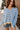 Hayden Blue & Mustard Stripe Sweater- close up top view