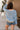 Hayden Blue & Mustard Stripe Sweater- top back view