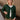 Lydia Forest Green & Gold Buttons Cardigan- top view