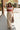Arianna Dusty Coral & Beige Stripe Top- full body view