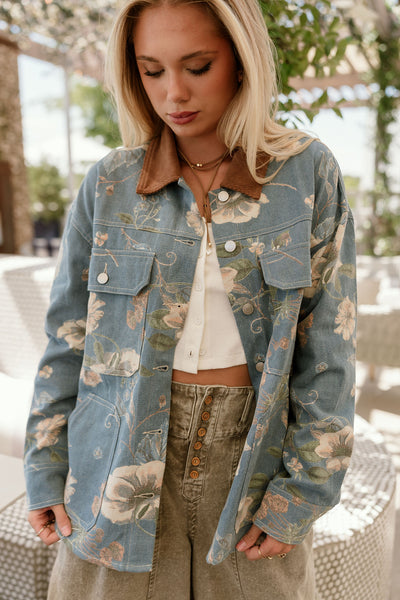 ジャケット・アウター Tostalgic floral denim jacket / floral LT826-09244_grande.jpg?v=