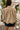 Londyn Light Olive Bubble Jacket- close up back view