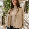 Londyn Light Olive Bubble Jacket- front view