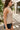 Vera Taupe Ribbed & Ruffle Tank- close up side view