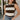 Rowyn Brown & Cream Stripe Knit Bodysuit- close up top view