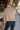 Lauren Beige & Light Blue Button-Up Cardigan- back view