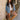 Hayden Light Denim & Brown Corduroy Barn Jacket- full body view