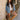 Hayden Light Denim & Brown Corduroy Barn Jacket- full body view