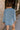 Hayden Light Denim & Brown Corduroy Barn Jacket- close up back view