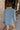 Hayden Light Denim & Brown Corduroy Barn Jacket- close up back view