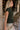 Alora Dark Green Pleated Flare Top- side view