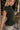 Alora Dark Green Pleated Flare Top- close up side view