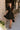 Charlee Black Zip-Up Flare Mini Dress- full front view