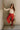 Serena Rust Wide Leg Cuffed Pant- full body view
