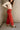 Serena Rust Wide Leg Cuffed Pant- side view