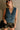 Leila Blue & Gold Buttons Knit Vest- close up front view