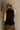 Vera Black Ribbed & Ruffle Tank- back view