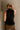 Vera Black Ribbed & Ruffle Tank- back view