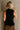 Vera Black Ribbed & Ruffle Tank- full back view
