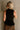 Vera Black Ribbed & Ruffle Tank- full back view