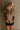 Ari Brown Multi Floral Mesh Top- front view
