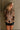 Ari Brown Multi Floral Mesh Top- front view
