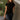 Alora Black Pleated Flare Top- frontal top view